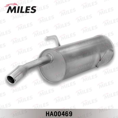 MILES HA00469 Глушитель выхлопных газов  для PEUGEOT 206 Наклонная задняя часть (2A/C) 1.6 16V