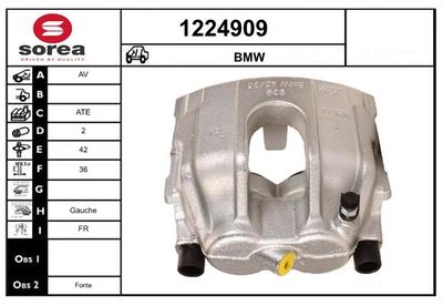 BREMSSATTEL SNRA 1224909