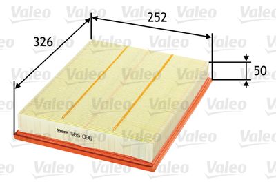 Воздушный фильтр VALEO 585096 для FIAT CROMA