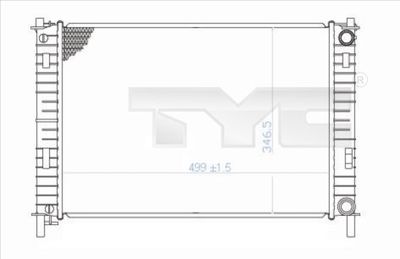 TYC 710-0029 Крышка радиатора  для FORD FUSION (Форд Фусион)