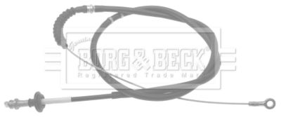 Тросик, cтояночный тормоз BORG & BECK BKB2653 для TOYOTA HILUX