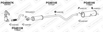 ABGASANLAGE VENEPORTE 450700