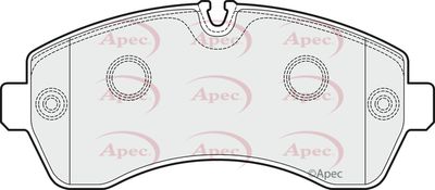 Brake Pad Set APEC PAD1514