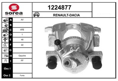 ETRIER / RENAULT / AV