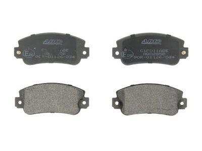 Комплект тормозных колодок, дисковый тормоз ABE C1F011ABE для FIAT 147