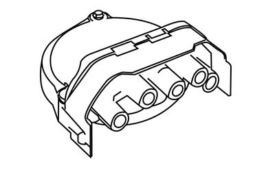 Крышка распределителя зажигания WXQP 250079
