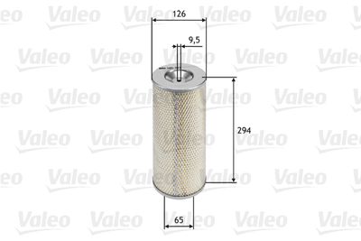 Воздушный фильтр VALEO 585703 для VW LT