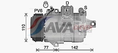 COMPRESOR CLIMATIZARE AVA Clever Choice SZAK156 2