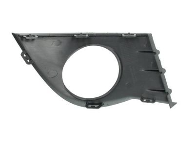 Voorbumper afdekking Voor Links (Bodem, met mistlampgaten) past: RENAULT CLIO III Ph I 05.05-05.09
