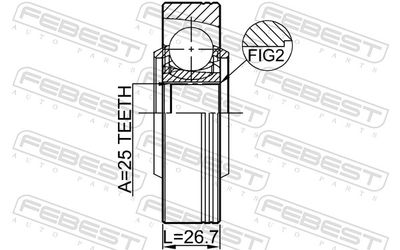 Joint Kit, drive shaft 1911-X1SHAR