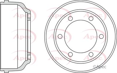 Brake Drum APEC DRM9804