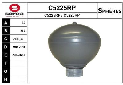 SNRA Drukaccumulator, vering/demping (C5225RP)