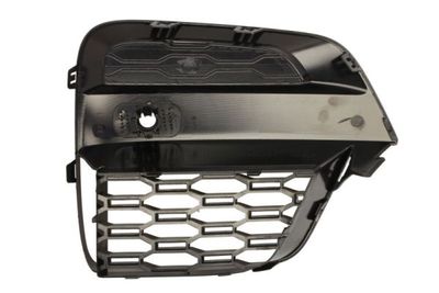 Voorbumper afdekking Voor Links (met parkeersensor gaten, plastic, zwart glanzend, M-PAKIET) past: BMW X3 G01, X4 G02 10.17-07.21