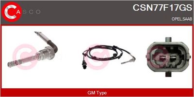 SENZOR TEMPERATURA GAZE EVACUARE