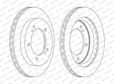 DISC FRANA FERODO DDF1687C 1