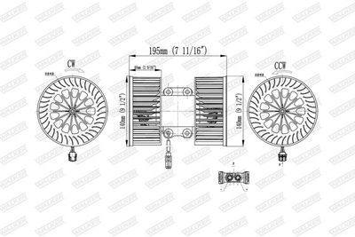 INNENRAUMGEBLäSE WALKER WBL01429 7