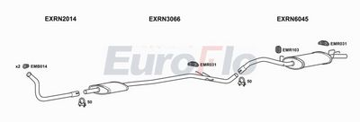 Układ wydechowy EUROFLO RN11141004A00