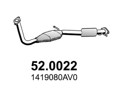 Катализатор ASSO 52.0022 для SUZUKI JIMNY