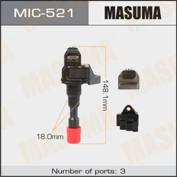 Катушка зажигания MASUMA MIC-521 для HONDA INSIGHT