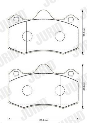 Brake Pad Set, disc brake 573383J