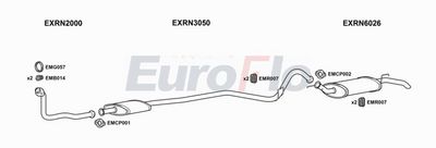 Układ wydechowy EUROFLO RNEXT19D7001A00