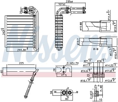 VERDAMPFER KLIMAANLAGE NISSENS 92332 5