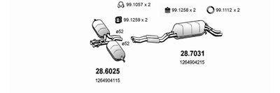Układ wydechowy ASSO ART1447