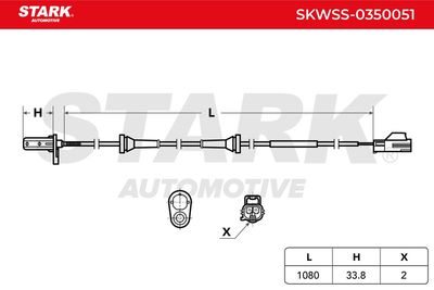 датчик, обороти на колелото STARK SKWSS-0350051