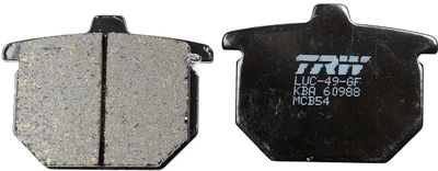 Комплект тормозных колодок, дисковый тормоз TRW MCB54 для HONDA CBX