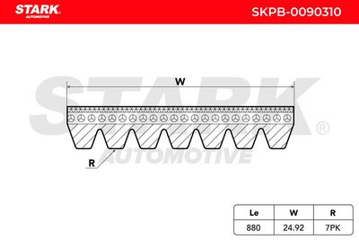 пистов ремък STARK SKPB-0090310