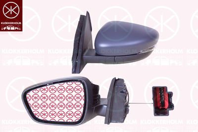 KLOKKERHOLM 25771043A1 Наружное зеркало  для FORD KUGA III (DFK) 2.0 EcoBlue mHEV