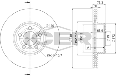 спирачен диск ICER 78BD4669-2