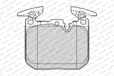 BREMSBELAGSATZ SCHEIBENBREMSE FERODO FDB4611 1