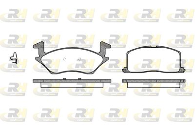 Комплект тормозных колодок, дисковый тормоз ROADHOUSE 2332.02 для TOYOTA STARLET