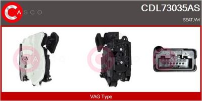 Zámek dveří CASCO CDL73035AS