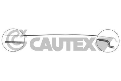 Тросик, cтояночный тормоз CAUTEX 763019 для VW SHARAN