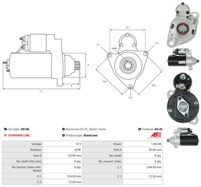STARTER AS-PL S0146 4