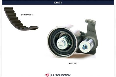 KH474 HUTCHINSON Комплект ремня ГРМ