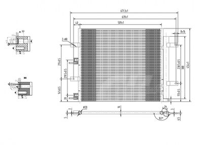 HART 616 788 Радиатор кондиционера  для JAGUAR XK (Ягуар Xk)