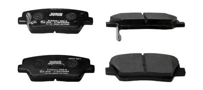 BREMSBELAGSATZ SCHEIBENBREMSE JURID 572639J