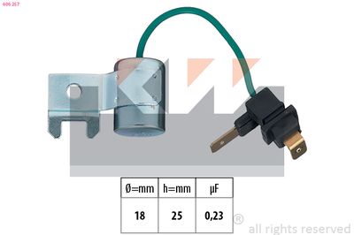 KONDENSATOR ZüNDANLAGE KW 606257