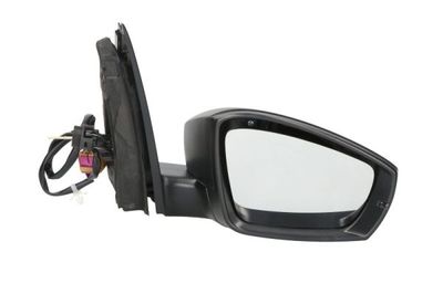 Zijspiegel Rechts (mechanisch, in reliëf, met indicator) past: VW POLO V 6R 06.09-05.14