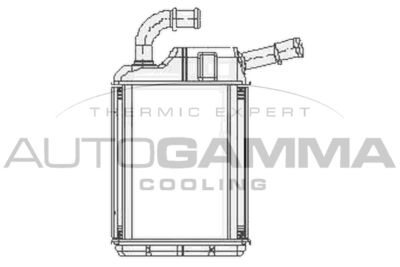 Теплообменник, отопление салона AUTOGAMMA 105773 для VW MULTIVAN