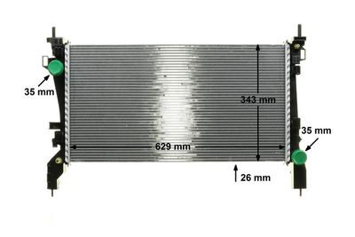 RADIATOR RACIRE MOTOR MAHLE CR1131000P 9