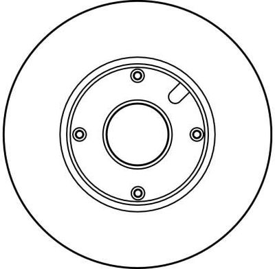 BREMSSCHEIBE TRW DF2629 1