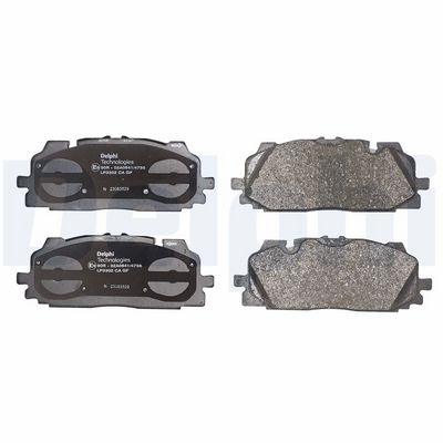 Brake Pad Set, disc brake LP3302