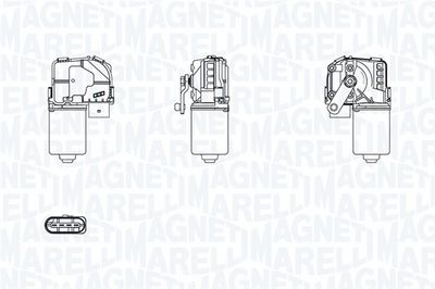 двигател на чистачките MAGNETI MARELLI 064384000010