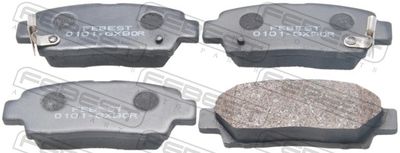 Комплект тормозных колодок, дисковый тормоз FEBEST 0101-GX90R для TOYOTA AVALON