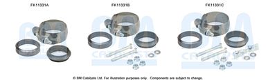 zestaw montażowy, filtr sadzy / filtr cząstek stałych BM CATALYSTS FK11331