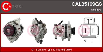 Генератор CASCO CAL35109GS для MITSUBISHI L300